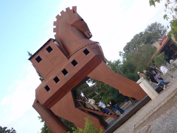 The Giant Trojan Horse in  Troy