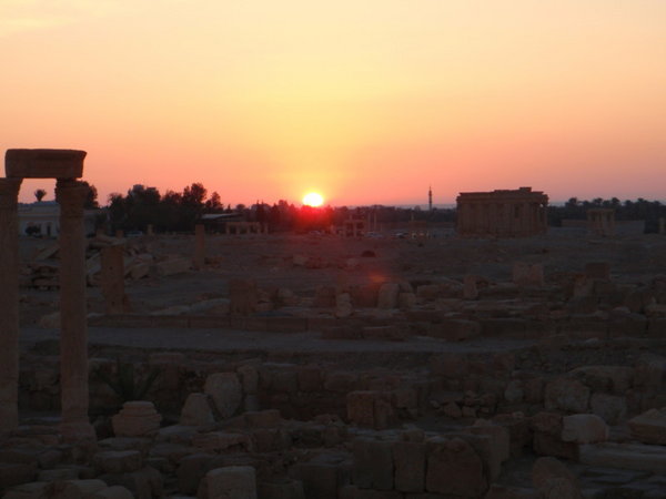Sunrise over Palmyra