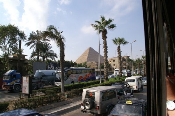 My first glimpse of the Pyramids
