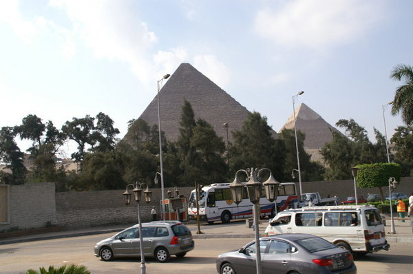 My first glimpse of the Pyramids