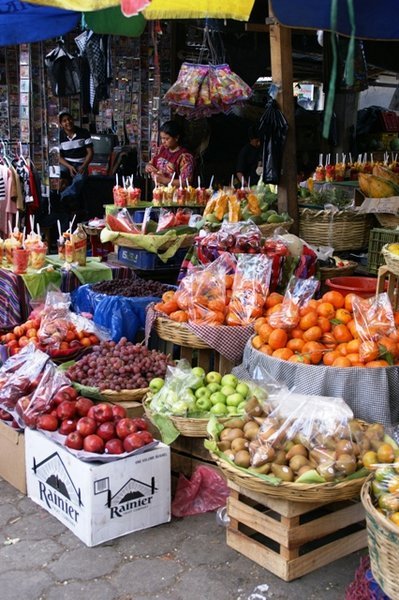 Fresh fruit in the markets