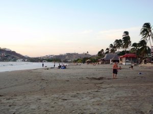 The beach of San Juan del Sur