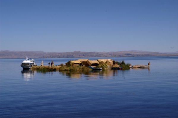 Floating island of Uros