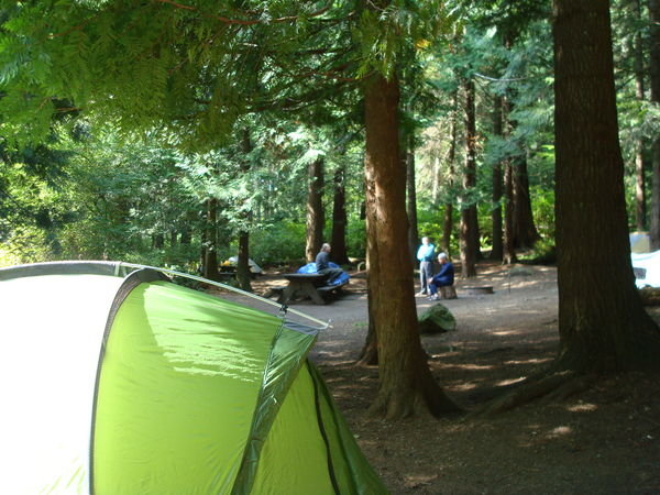 A view of our first campsite