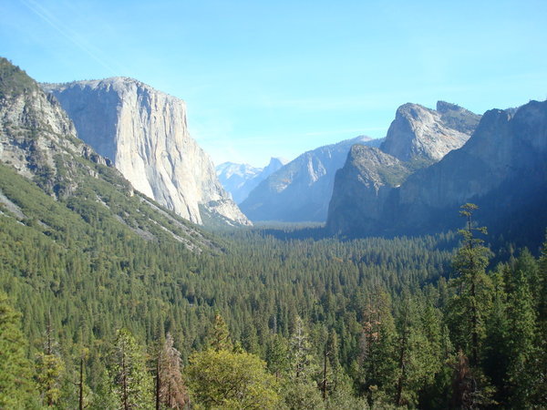 A stunning view at Yosemite