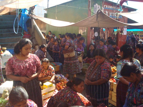 The market in Solola