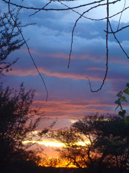 Sunset over the Serengeti