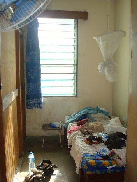 I stayed in the world's most horrible hostel in Dar es Salaam on my final night
