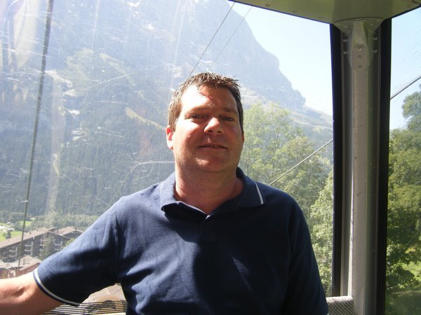 Geoff in Cable car