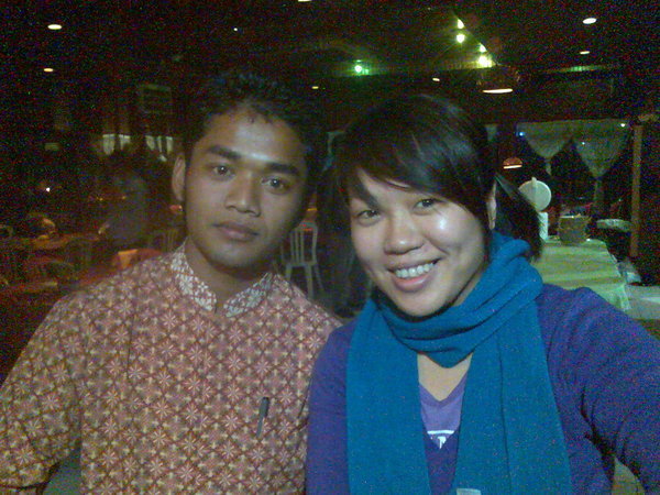 With Tugio at Cemara Indah Cafe