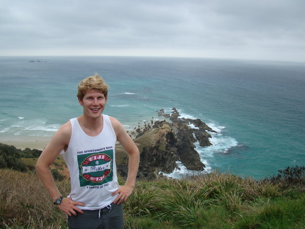 Me at the most Easterly point in Australia