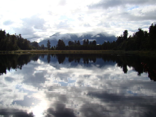 Lake Matheson with Mt Cook