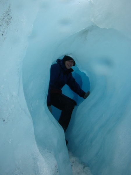 Me in an ice cave