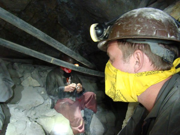 in the mine