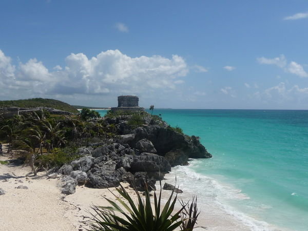 Tulum ruins by the sea
