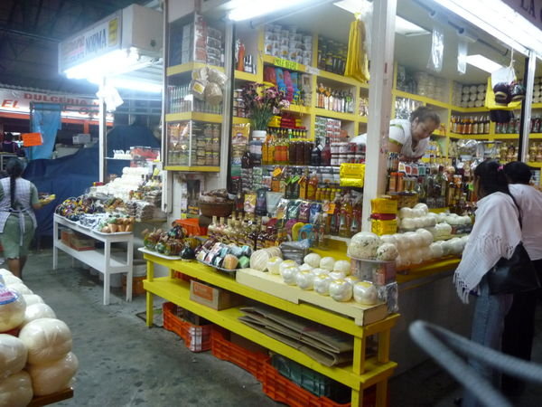 Food market in Oaxaca