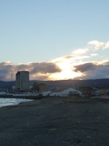 Sunset in Punta Arenas