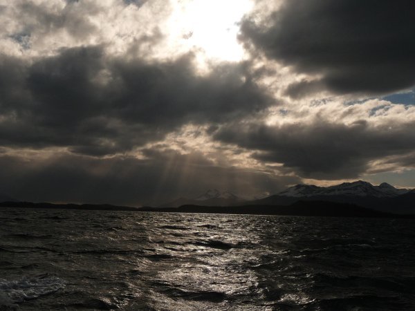 Sunset over the Beagle Channel