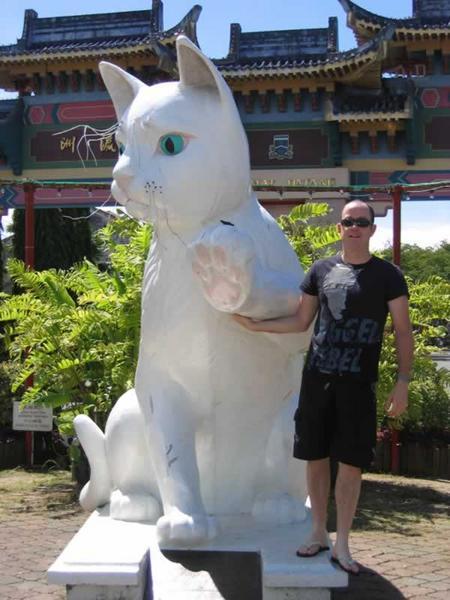 A Cat monument in Kuching