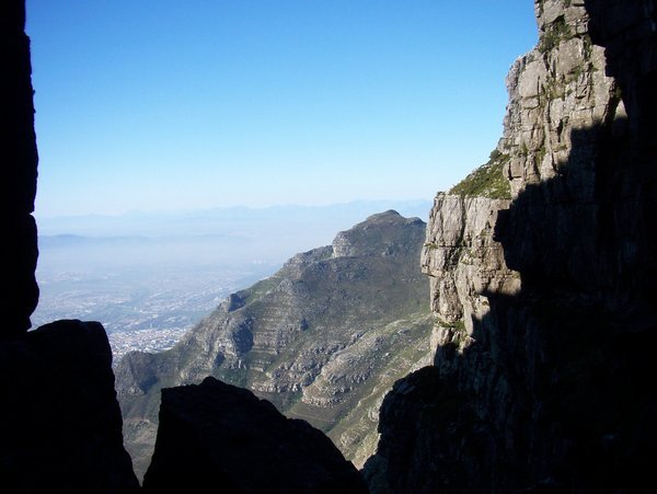 Almost to the top of Table Mountain