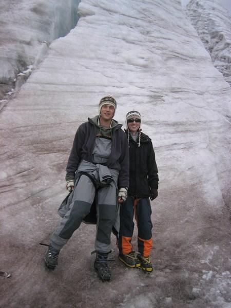 Sarah & Pete on Glacier