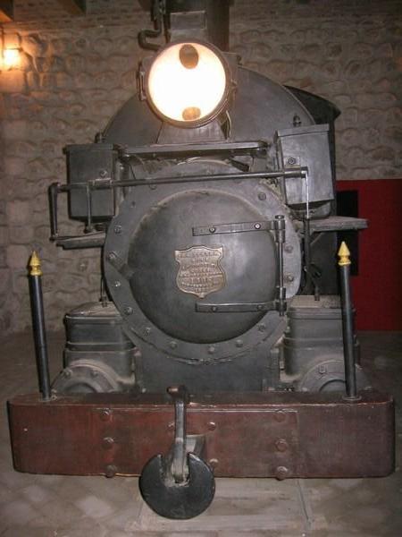 An old steam engine