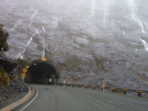 Milford Sound tunnel