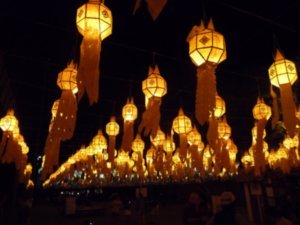 Chiang Mai - floating lanterns