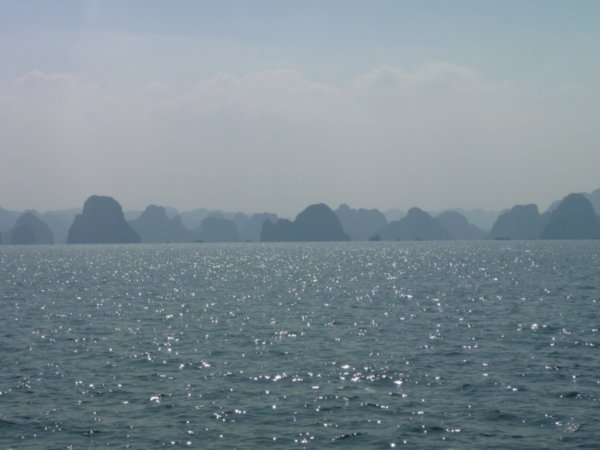 Halong Bay - out into the islands