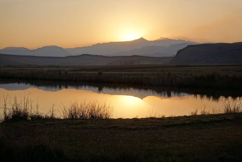 Sunset, Southern Drakensburg mountains