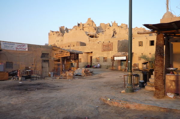 Outside our hotel in Siwa