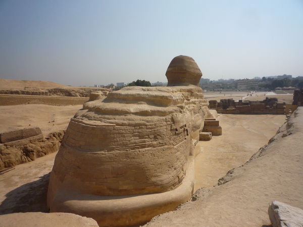 The backside of the Sphinx