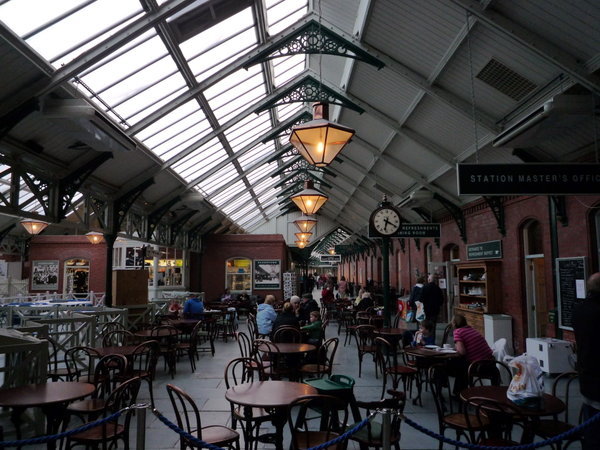 The train station in cobh
