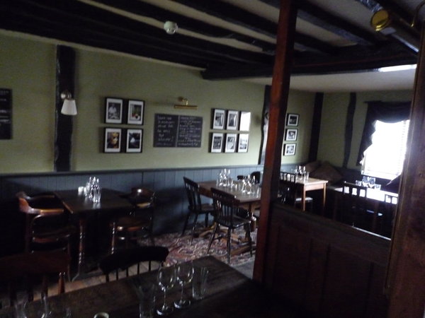The George and Dragon dining room
