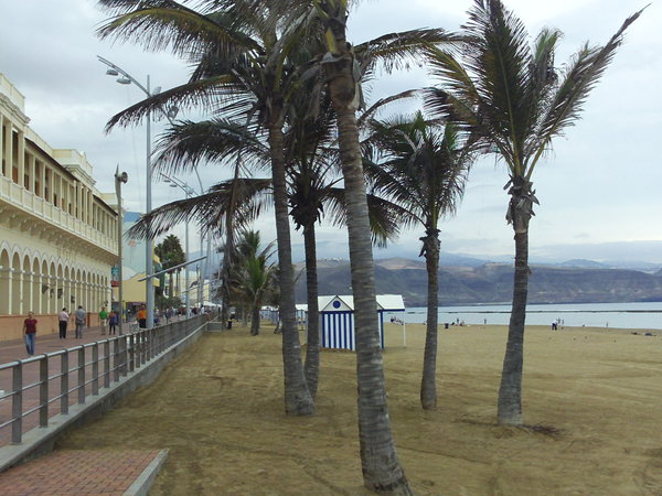 Beach front as Las Palmas