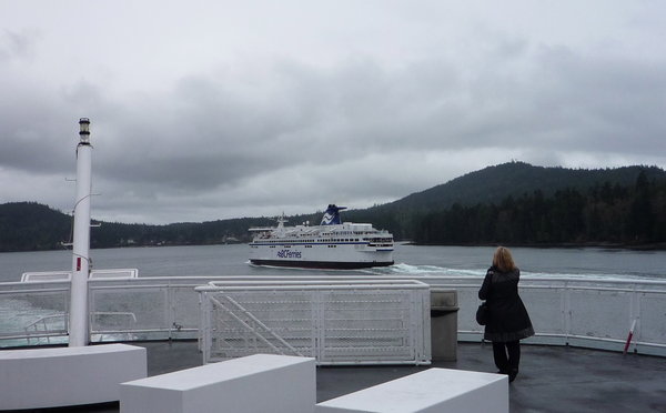 on the Ferry to Vancouver Island