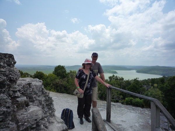 On top of a Mayan Pyramid