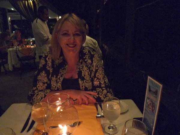 dinner by candlelight at Villa Caletas