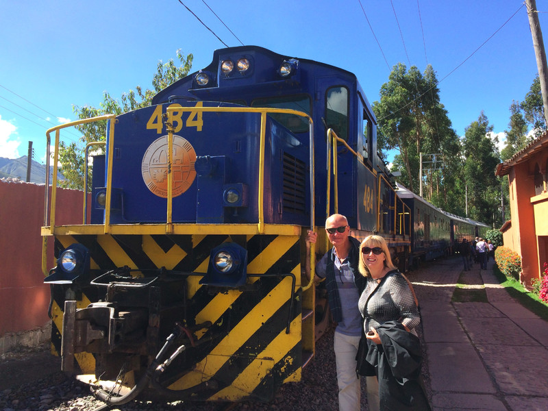 Boarding the Hiram Bingham