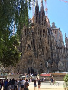 Gaudi's Sagrada Familia Basilica, Barcelona