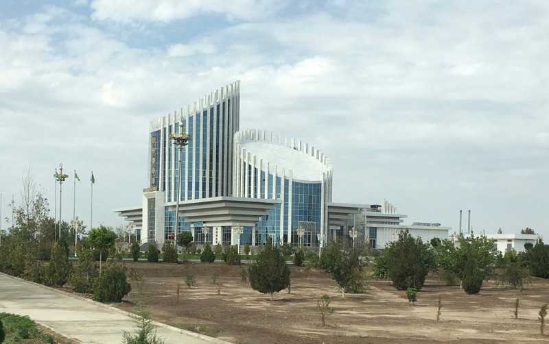 Our first views of Turkmenistan