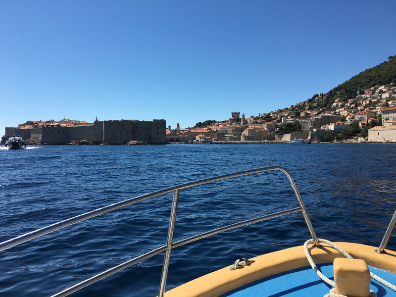 Dubrovnik from the Kavtat ferry