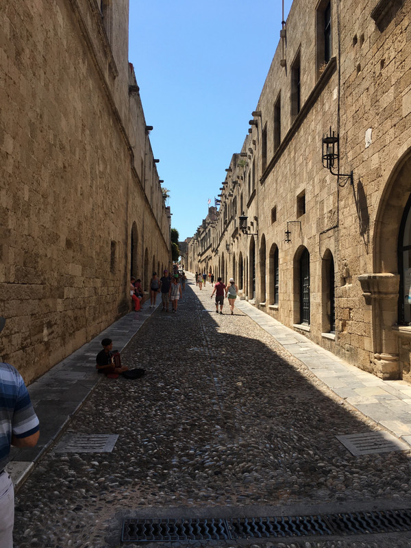 Street of the Knighs, old town Rhodes