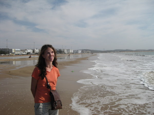 Maria on the beach