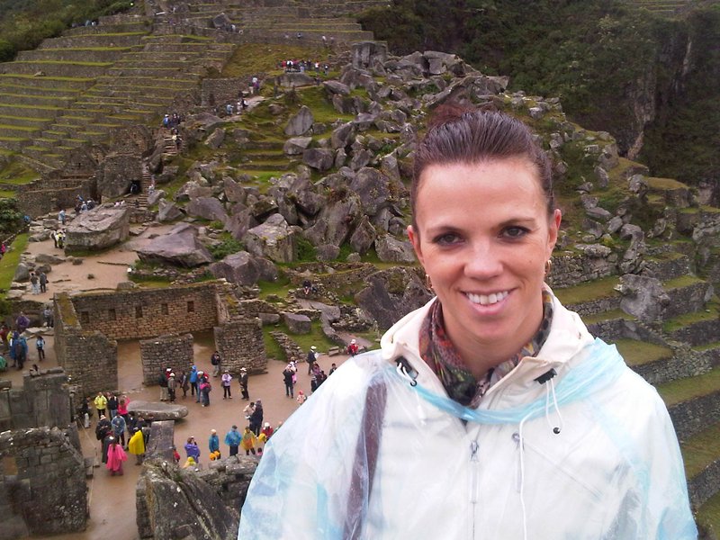 A big cheese on top of Machu Picchu