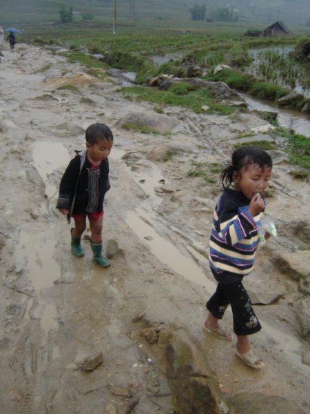 Local village children
