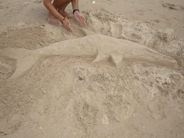 Sandcastle war! Craigs entry