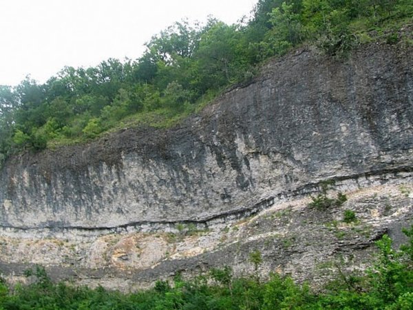 Rock cliffs