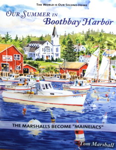 MARK'S PAINTING OF BOOTHBAY HARBOR