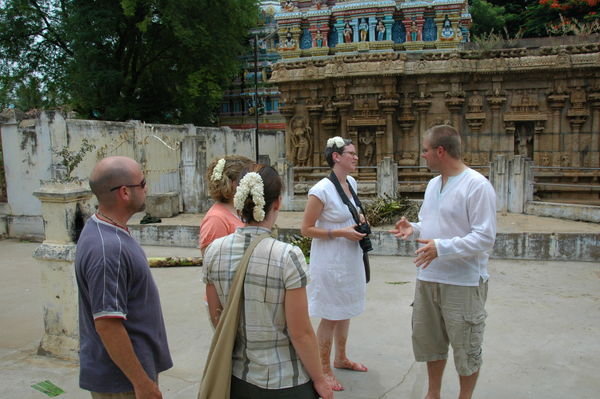 Serious discussion about the temple